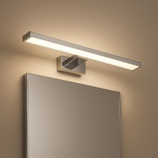OEM Leylek 8W 4200K LED Ayna ve Resim Apliği 40 cm 220V 720 Lümen – Krom Gövde, Doğal Beyaz Işık, Modern Duvar Üstü Aydınlatma