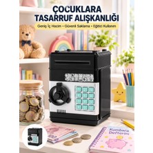 Aslanoğlu Store Otomatik Para Çeken Şifreli Atm Tasarımlı Kumbara