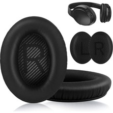 OEM Bose Quiet Comfort Için Yedek Kulak Pedleri 35 Kulak Yastığı Kiti Bose Qc 35/35 Iı Kulaklıklar ile Uyumlu Protein Deri Hafıza Köpüğünden (Siyah)