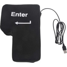 OEM Enter Tuşlu Yastık, Groo USB Giriş Tuşu, Stres Azaltma Vent Aletleri, Kırılmaz Rahatlama Enter Tuşu, Büro Masaüstü Nap Yastığı