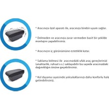 OEM Renault Clio 3 Clio 4 ile Uyumlu 2007-2016 Delmesiz Vidasız Kol Dayama Kolçak