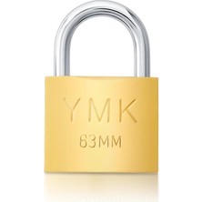 Ymk Asma Kilit Sarı Kısa 63 mm YMK-1263B