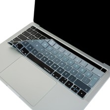 OEM Türkçe Q Klavye Koruyucu MacBook Pro 13 15 Touch Bar Uyumlu A1706 A1989 A2159 A1707 A1990 | Uk Iso Ters L Enter | Silikon Keyboard Cover Siyah Gri