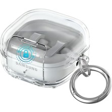 OEM Samsung Galaxy Buds4 Pro/buds 4 Için Kılıf [güvenlik Kilit Tasarımlı] Transparent-Lock Kulaklık Kılıfı Sararmaya Dayanıklı Taşıma Askılı Tpu Koruyucu Samsung Buds 4 Pro Kılıf (Şeffaf)