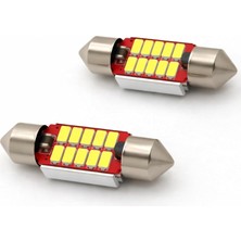 OEM 31MM Sofit LED Ampul, Beyaz, 12V, Canbus Hatasız, Ultra Parlak, Tavan ve Plaka Aydınlatması, 2'li Set