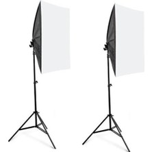OEM Ikili Softbox Seti (50X70) cm Lambasız Beyaz
