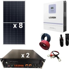 Solar Enerji Pazari 4720 Watt Lityum Akülü Medium Ev Sistemi