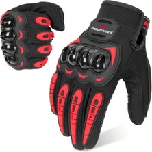OEM Motosiklet Eldiveni Tam Korumalı Dokunmatik Uyumlu Unisex Premium Motorcu Eldiveni Nx-3