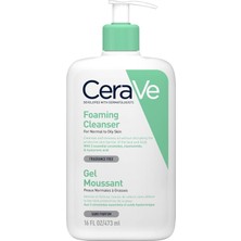 OEM Normal ve Yağlı Ciltler Için Seramid Içerikli Köpüren Temizleyici Yüz Vücut 473 ml