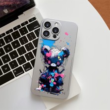 HONTINGA iPhone 14 Pro Max ile Uyumlu Kılıf Magsafe Wireless Düşüme Önleyici Basitlik Anti Düşme Kamera Korumali Yaratıcı Desen Silikon Telefon Kılıfı Kadın ve Erkek Için Uygundur K7-1061