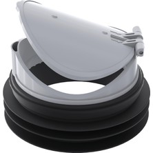 OEM Klozet Gider Adaptörü, 110MM, Çift Yönlü Koku Önleyici Valf, Kemirgen Bariyerli