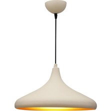 OEM Retro Rustik Model Modern Metal Tekli Krem Sarkıt Avize Cafe Krem Tek Ebat 35 x 74 3506-SVM101KREM