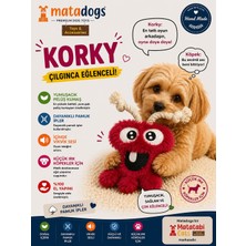 Matatabi Cats Matadogs Korky Ipli ,sesli , Peluş Köpek Oyuncağı