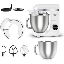 Karaca Mastermaid Chef Ultra D2000W Dijital Ekranlı Hamur Yoğurma Makinesi Matte White 7l