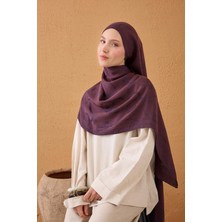 Silk Home Naia Pamuk Şal Halat Mürdüm