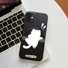 HONTINGA iPhone 11 ile Uyumlu Kılıf Magsafe Wireless Düşüme Önleyici Basitlik Anti Düşme Kamera Korumali Kedi Desen Silikon Telefon Kılıfı Kadın ve Erkek Için Uygundur K7-1059
