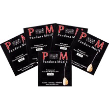 OEM Pandura Müzik Profesyonel Paslanmaz 3 Takım Kısa ve 2 Takım Uzun Sap Bağlama Teli / 5' Li Paket