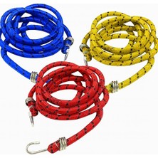 OEM Vıvaluxe Bagaj Ahtapotu 3’lü Set, 100 cm Sabit ve 1,5 M’ye Kadar Uzayabilen Kalın, Dayanıklı Bagaj Lastiği, Metal Kancalı Gergi Ipi, Araba, Bisiklet, Motosiklet, Kamp ve Yük Sabitleme Aparatı