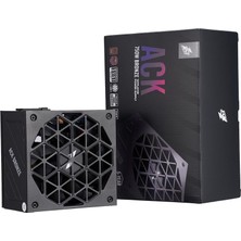 1ST Player ACK 750W 80+ Bronze Aktif PFC 14CM Fan 5 Yıl Garantili Siyah Güç Kaynağı