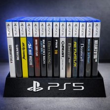 Tunix Ps5 Oyun Kutusu Standı 10 'lu | Ps 5 Oyun Düzenleyici Raf, Masa Üstü Disk & Kutu Tutucu 10 'lu