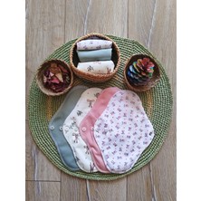 ECOSOFT Yıkanabilir Doğal Kadın Pedi Normal 4'lü  Pamuk ve Bambu