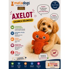 Matatabi Cats Matadogs Axelot Sesli ,ipli, Peluş Köpek Oyuncağı