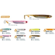 Herakles Mirror Shad 8 cm Silikon Yem 6lı Paket