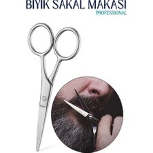 Akıllı Bayi Bıyık Sakal Düzeltme Makası 12 cm Biagio Bianchi Design