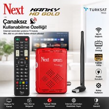 Next Gold Full Hd Uydu Alıcısı Wi-Fi Dahil Çanaklı-Çanaksız Kullanım Imkanı ile Yeni Model (Android Değildir)