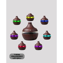 Dunai Store 7 Renk Dinlendirici LED Işıklı Aroma Buhar Makinesi