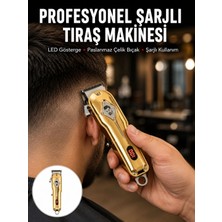 Dunai Store Type-C Şarjlı LCD Ekranlı Profesyonel Saç Sakal Tıraş Makinesi Yeni Nesil