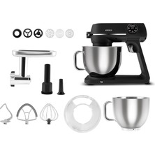 Karaca Multichef Artisan Digital Ekran 7 L Döküm Stand Mikser Siyah 1800w Hamur Yoğurma Makinası