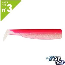 Fiiish BM120/3 BM351 3 Adet Gövde Rose Fluo Silikon Yem
