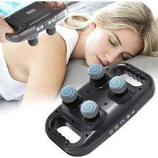 Dunai Store 4 Başlıklı Masaj Sı - Ergonomik Derin Doku Sırt ve Boyun Masaj Aleti Ağrı ve Sızı Giderici