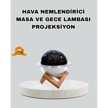 Dunai Store Aromaterapili USB Hava Nemlendirici – Projeksiyon Işıklı, Sessiz ve Şık Tasarım