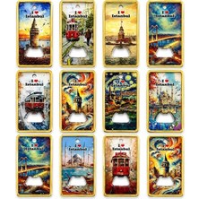 Dunai Store Istanbul Temalı Açacaklı Buzdolapı Süsü Magnet ALK5410