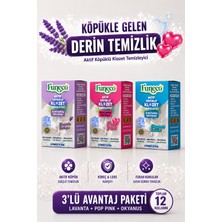 FUNECO Klozet Wc Temizleyici Set – Lavanta, Okyanus ve Yeni POP Pink! - Köpüklü & Doğa Dostu