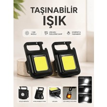 Akıllı Bayi Taşınabilir Işık 3 Işık Modlu USB Şarj Özeeliğine Sahip