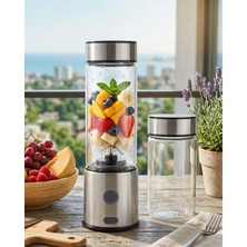 Akıllı Bayi Çift Cam Hazneli Blender 16500 Rpm Buz Kırıcı Taşınabilir Blender