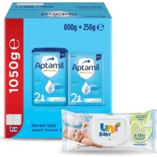 Aptamil 2 Pronutra Devam Sütü 1050 gr (Islak Mendil Hediyeli)