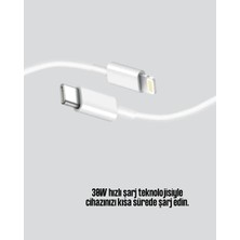 Dunai Store 30W Type-C Lightning Hızlı Şarj Kablosu 1.2m Iphone Uyumlu