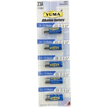Akıllı Bayi Yuma 23A MN23 V23A V23GA 12 Volt Alkalin Pil 5’li Paket