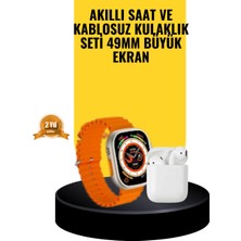 Akıllı Bayi Watch 9 Max Akıllı Saat Sesli Görüşme Özellikli Kulaklık Seti