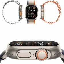Akıllı Bayi 49MM Akıllı Saat Amoled Ekranlı Kadın Erkek Kol Saati Plastik Kordon