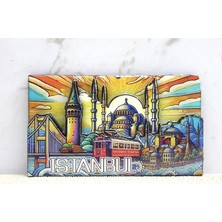 Dunai Store Ahşap Istanbul Temalı Magnet ALK4365