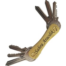 OEM Metal Eskitme 6'lı Anahtarlık, Gold, Baskıya Uygun