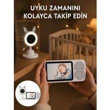 Belle Fusion Mey Ithalat® LCD Ekranlı Bebek Izleme Kamerası Ninnili Gece Görüşlü Güvenlik Sistemi Yeni