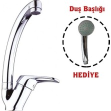Dunai Store Mix Kuğu Mutfak Evye Batarya + Duş Başlığı Hediyeli