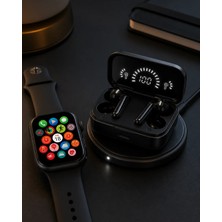 Akıllı Bayi Spor ve Günlük Kullanıma Uygun Akıllı Saat ve Bluetooth Kulaklık Seti Yüksek Performans