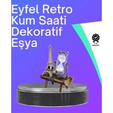 Dunai Store Klasik Tasarımlı Ahşap Kum Saati – Ev ve Ofis Için Masaüstü Aksesuarı